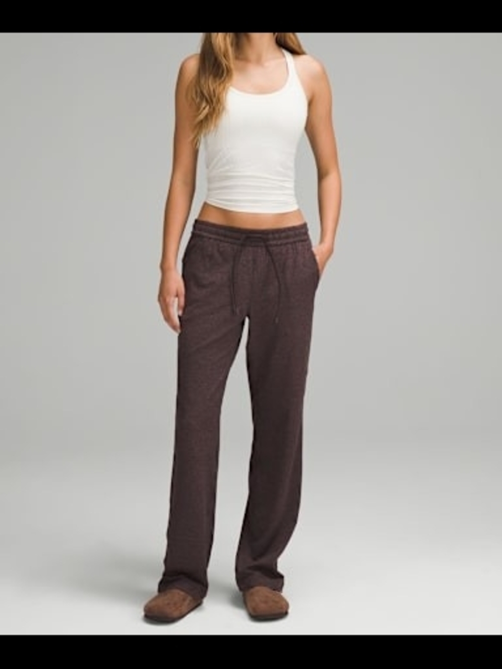 lululemon athletica Brown Straight Leg Pants